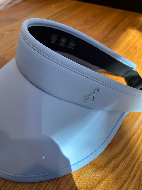 ACEGOLFS baby blue golf Performance sun Visor adult adjustable one size fits all - Picture 2 of 9